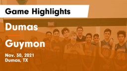 Dumas  vs Guymon  Game Highlights - Nov. 30, 2021