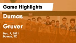 Dumas  vs Gruver  Game Highlights - Dec. 7, 2021