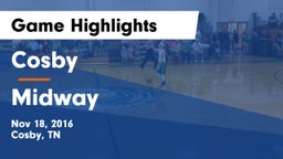 Cosby  vs Midway  Game Highlights - Nov 18, 2016