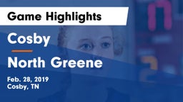 Cosby  vs North Greene Game Highlights - Feb. 28, 2019