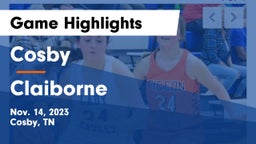Cosby  vs Claiborne  Game Highlights - Nov. 14, 2023
