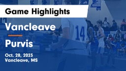Vancleave  vs Purvis  Game Highlights - Oct. 28, 2023