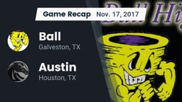 Recap: Ball  vs. Austin  2017