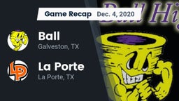 Recap: Ball  vs. La Porte  2020