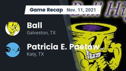 Recap: Ball  vs. Patricia E. Paetow  2021