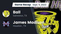 Recap: Ball  vs. James Madison  2022