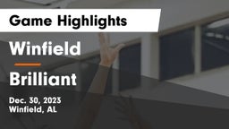 Winfield  vs Brilliant  Game Highlights - Dec. 30, 2023