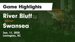 River Bluff  vs Swansea  Game Highlights - Jan. 11, 2020