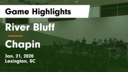 River Bluff  vs Chapin  Game Highlights - Jan. 21, 2020