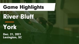 River Bluff  vs York  Game Highlights - Dec. 21, 2021