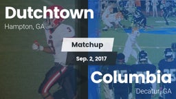 Matchup: Dutchtown High vs. Columbia  2017