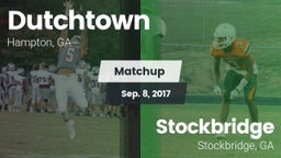 Matchup: Dutchtown High vs. Stockbridge  2017
