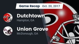 Recap: Dutchtown  vs. Union Grove  2017