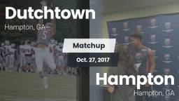 Matchup: Dutchtown High vs. Hampton  2017