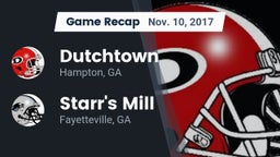 Recap: Dutchtown  vs. Starr's Mill  2017