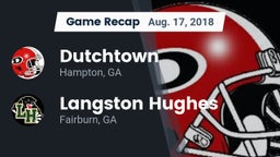 Recap: Dutchtown  vs. Langston Hughes  2018