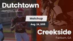 Matchup: Dutchtown High vs. Creekside  2018