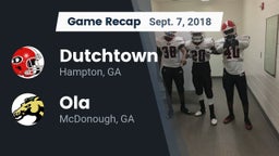 Recap: Dutchtown  vs. Ola  2018