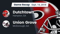 Recap: Dutchtown  vs. Union Grove  2018