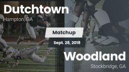 Matchup: Dutchtown High vs. Woodland  2018