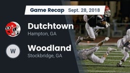Recap: Dutchtown  vs. Woodland  2018