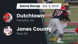 Recap: Dutchtown  vs. Jones County  2018