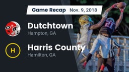 Recap: Dutchtown  vs. Harris County  2018