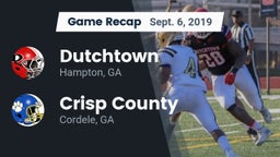 Recap: Dutchtown  vs. Crisp County  2019