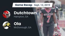 Recap: Dutchtown  vs. Ola  2019