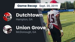 Recap: Dutchtown  vs. Union Grove  2019