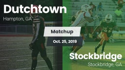 Matchup: Dutchtown High vs. Stockbridge  2019