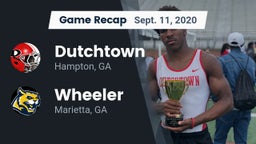 Recap: Dutchtown  vs. Wheeler  2020