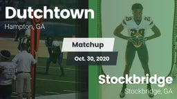 Matchup: Dutchtown High vs. Stockbridge  2020