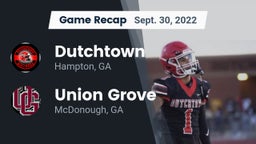 Recap: Dutchtown  vs. Union Grove  2022