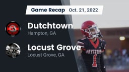 Recap: Dutchtown  vs. Locust Grove  2022