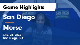 San Diego  vs Morse Game Highlights - Jan. 20, 2023