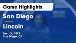 San Diego  vs Lincoln  Game Highlights - Jan. 24, 2023