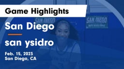 San Diego  vs san ysidro Game Highlights - Feb. 15, 2023