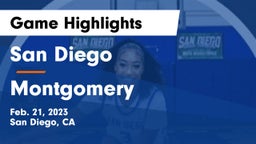 San Diego  vs Montgomery  Game Highlights - Feb. 21, 2023