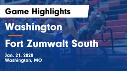 Washington  vs Fort Zumwalt South  Game Highlights - Jan. 21, 2020