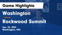 Washington  vs Rockwood Summit  Game Highlights - Jan. 23, 2023