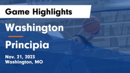 Washington  vs Principia  Game Highlights - Nov. 21, 2023