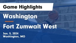 Washington  vs Fort Zumwalt West  Game Highlights - Jan. 5, 2024