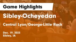 Sibley-Ocheyedan vs Central Lyon/George-Little Rock  Game Highlights - Dec. 19, 2023
