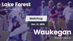 Matchup: Lake Forest High vs. Waukegan  2016