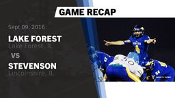 Recap: Lake Forest  vs. Stevenson  2016