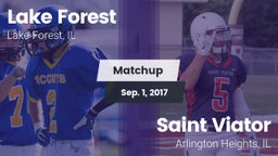 Matchup: Lake Forest High vs. Saint Viator  2017
