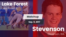 Matchup: Lake Forest High vs. Stevenson  2017