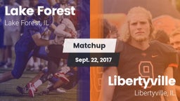 Matchup: Lake Forest High vs. Libertyville  2017