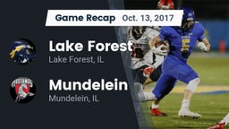 Recap: Lake Forest  vs. Mundelein  2017